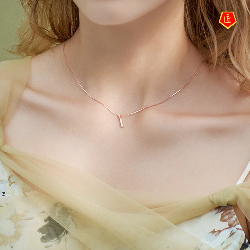 (Hàng Có Sẵn) Vòng cổ Xi Mạ Bạc 925 Đính Đá Sang Trọng