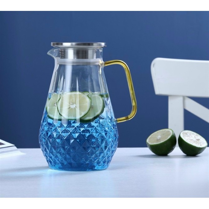 [ kèm ảnh thật ] Bình nước thủy tinh chịu nhiệt