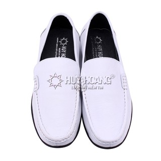 Giày mọi nam da bò màu trắng PH7117