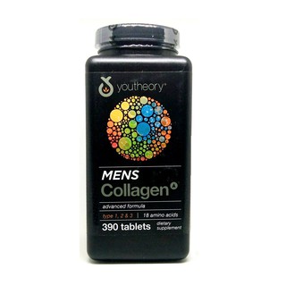 Collagen nam - Youtheory Mens Collagen type 1 2 & 3 hộp 390 viên