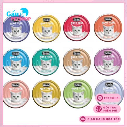 Pate KitCat sữa dê cho mèo mọi lứa tuổi lon 70g