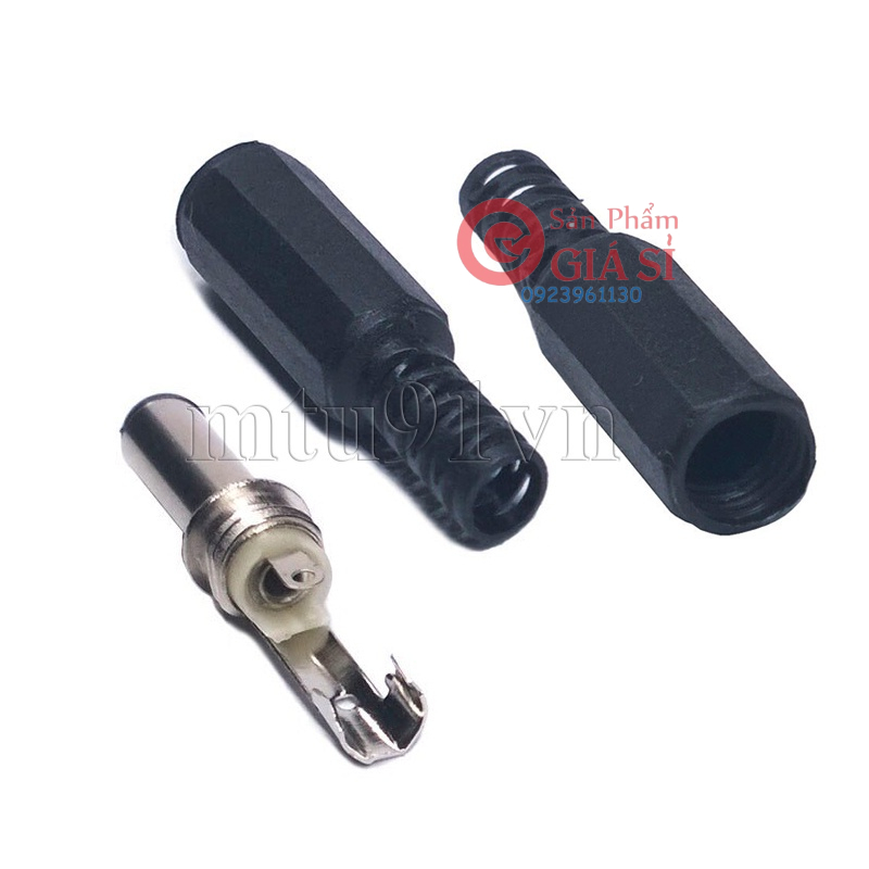 Đầu Jack DC 5.5x2.1mm 5.5x2.5mm ( đực , Cái ) - đầu dây cắm nguồn chân hàn - DC005 DC002 ❤️freeship❤️