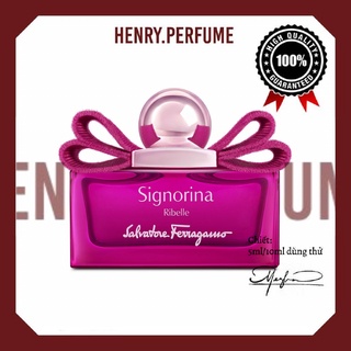 ⛅ Nước hoa nữ Salvatore Ferragamo Signorina Ribelle EDP 10ml/20ml ®️
