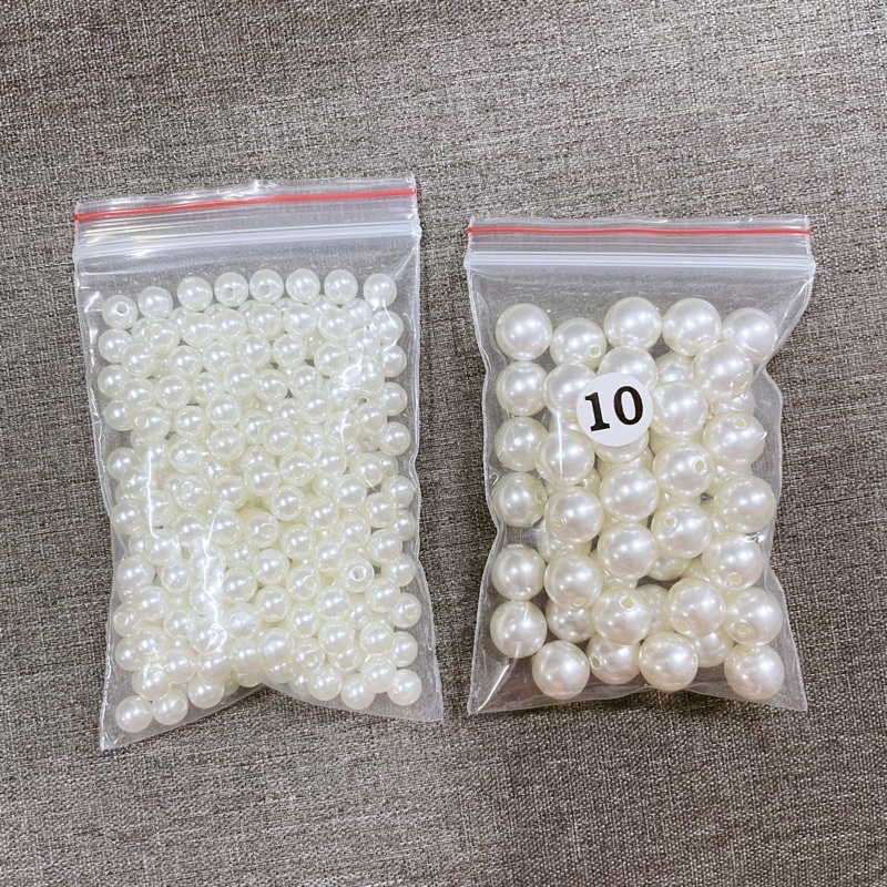 Hạt ngọc nhựa trang trí (10k/túi 25gr)