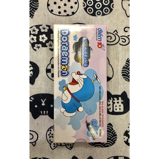 Hộp 10 cây bút dạ kim doraemon tp-fl04/do mực tím