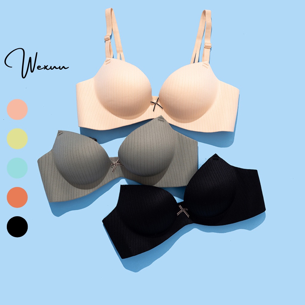 Áo ngực nữ đệm dày nâng ngực Wexuu Design áo lót nữ không gọng siêu mềm mại thông thoáng - AV15