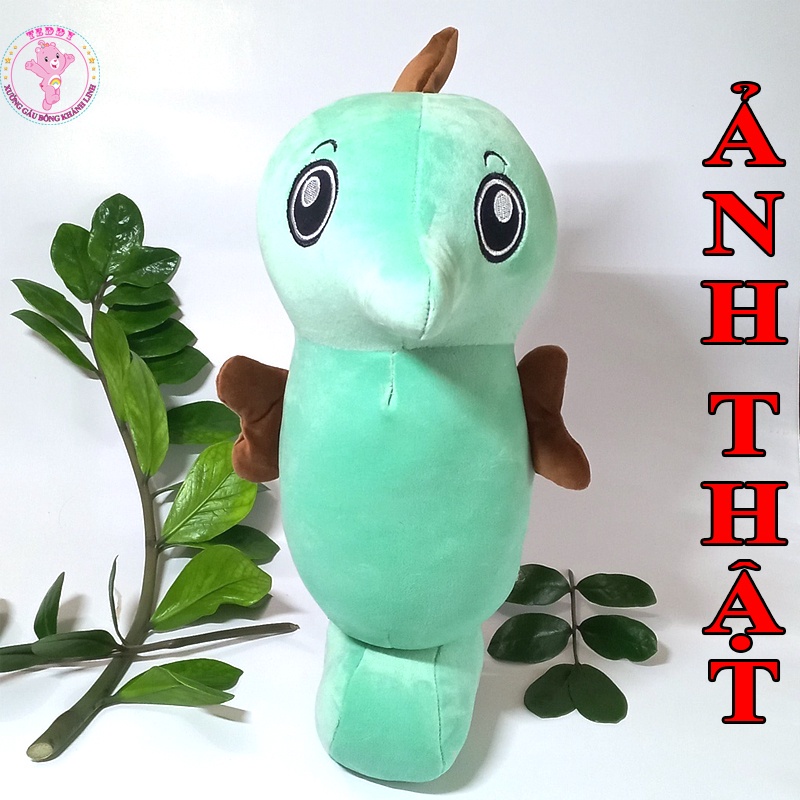 Gấu Bông Cá Ngựa Size 40Cm Ngộ Nghĩnh Được Làm Bằng Vải Và Bông Cao Cấp Hàng Xuất Siêu Thị