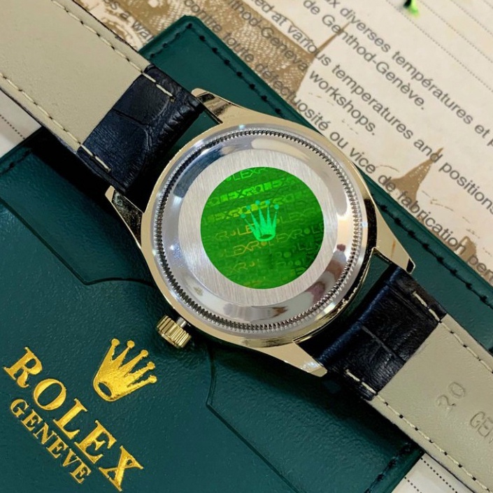 Đồng hồ nam Rolex Chính Hãng - Máy Pin Bảo Hành 24 Tháng - Chống Nước 3 ATM  - Mặt Kính Shapphire Siêu Đẹp