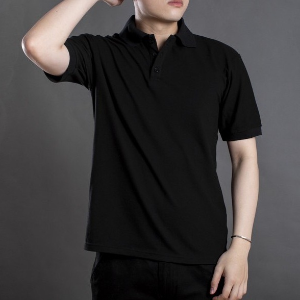 Áo polo nam trơn cổ bẻ, đủ màu, vải CVC,thun cao cấp chuẩn form,thiết kế phong cách sang trọng lịch lãm -19043 | BigBuy360 - bigbuy360.vn