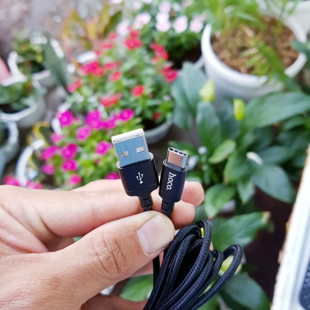 Cáp sạc Hoco dây dù dài 2m Micro USB/Type-C/