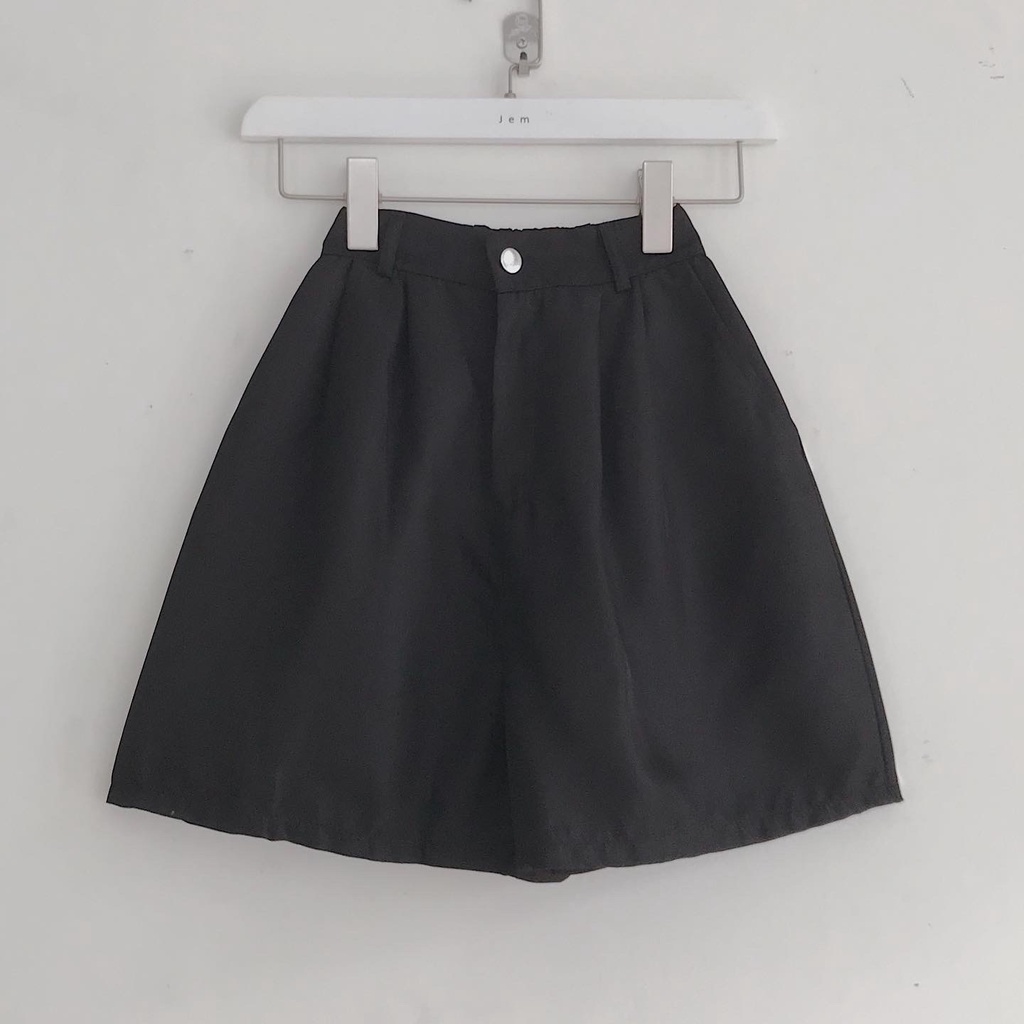Quần Short Nữ Vải Cát Hàn JEM CLOSET Ống Rộng Nhiều Màu Cá Tính BYERS 2862