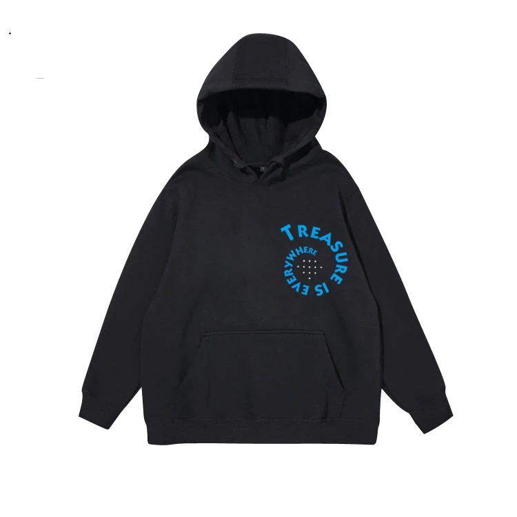 Áo Hoodie Vải Nỉ Mỏng Dáng Rộng In Chữ Treasure Is Everywhere Thời Trang Trẻ Trung | BigBuy360 - bigbuy360.vn