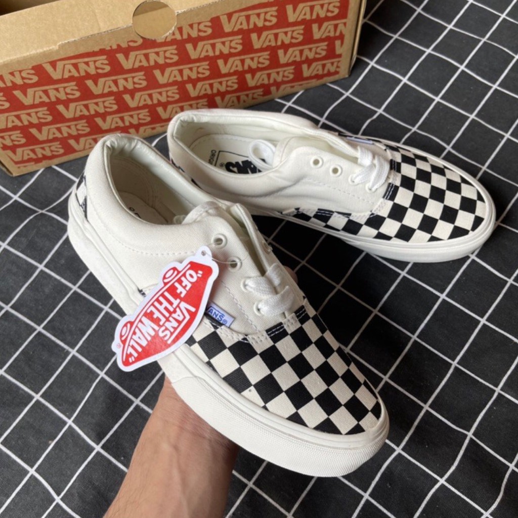 Giày thể thao vans caro classic , giày vans caro buộc dây hàng 1:1 chất lượng box xanh + bill | BigBuy360 - bigbuy360.vn