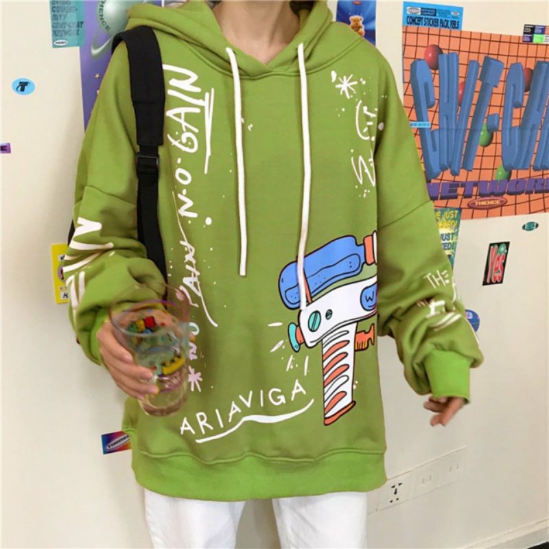 Áo Hoodie Súng Nước Xinh Form 60kg