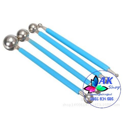 SET 4 DỤNG CỤ TẠO HÌNH FONTDANT INOX