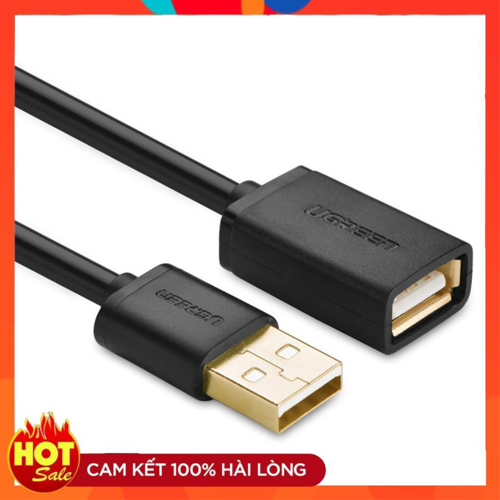 [Chính Hãng] Dây nối dài USB 2.0 (1 đầu đực, 1 đầu cái) dài 2m UGREEN US103 10316 - Bảo hành Chính Hãng