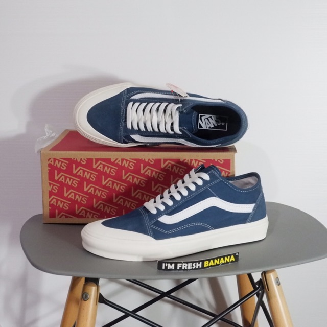 Giày Vans Old Skool 36 Sf Chất Liệu Denim Màu Xanh Navy Đậm