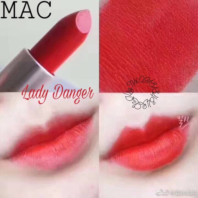 Son MAC BESTSELL màu Lady Danger, Chili, Ruby Woo (new + auth 100%)