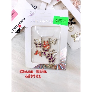 charm đá bướm trang trí móng đẹp