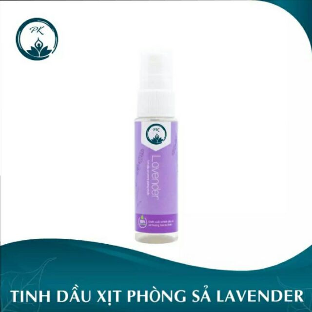 TINH DẦU XỊT PHÒNG SẢ LAVENDER KHỬ MÙI, DIỆT KHUẨN, ĐUỔI MUỖI 30ml