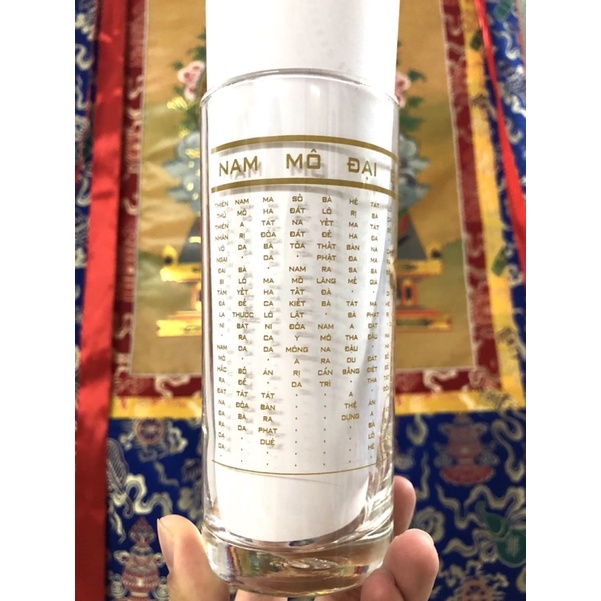 Ly Chú Đại Bi  - Pháp Bảo Phật Gíao Mật Tông - Đồ Thờ Cúng - Ly Thuỷ Tinh