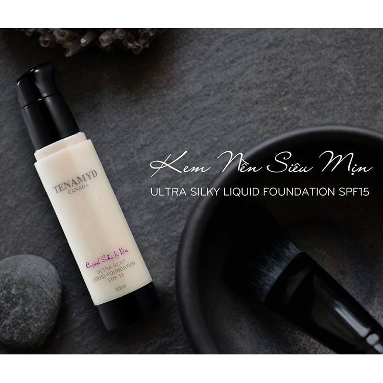 Kem nền siêu mịn Tenamyd SPF15 - Ultra Silky Liquid Foundation SPF15