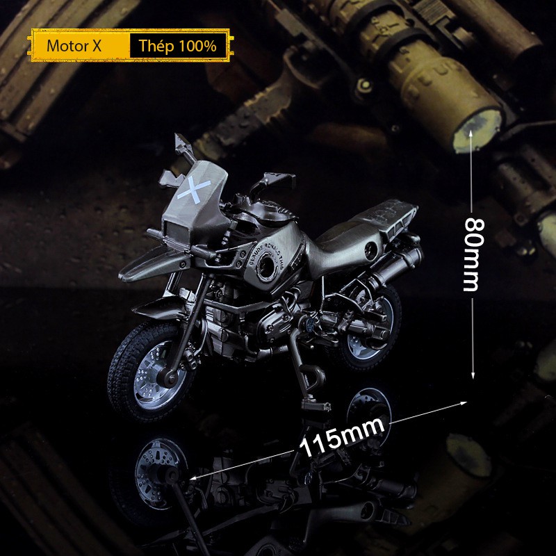Mô Hình Xe Máy PUBG , Xe Motor PUBG Có Thể Di Chuyển