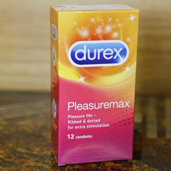 Bao cao su chính hãng hộp 12c Durex Pleasuremax