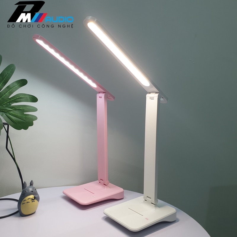 Đèn bàn Tích Điện 3 màu ánh sáng - Đọc sách, đèn học, làm việc Bảo hành 6 tháng-BMVAUDIO