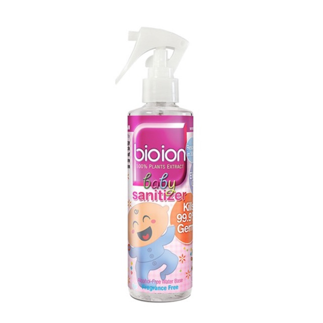 Xịt Khử Mùi Đồ Dùng Cho Bé Bioion Baby Sanitizer 250ML Hương Tự Nhiên