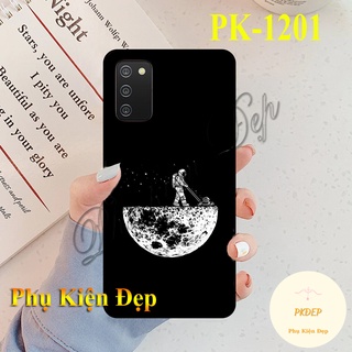 Ốp lưng SamSung Galaxy A03s viền đen in hình BST Vũ Trụ
