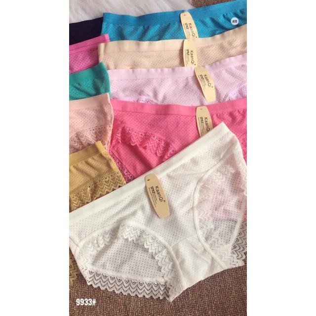 Combo 10 Quần lót thông hơi VIỀN REN mẫu mới mùa hè - SCXQL08