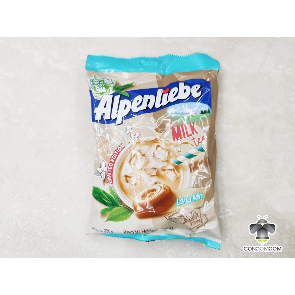 Gói 329gr Kẹo Alpenliebe hồng trà sữa