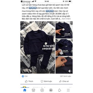 Bộ nỉ bé trai