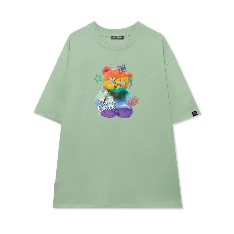 Áo thunCó sizeFull màu unisex tay lỡ gấu X X