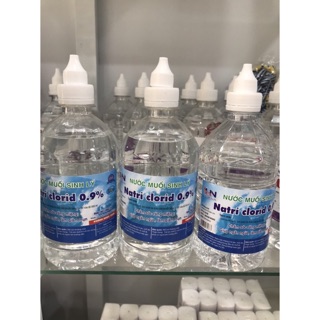 Nước muối sinh lí đóng chai 520ml