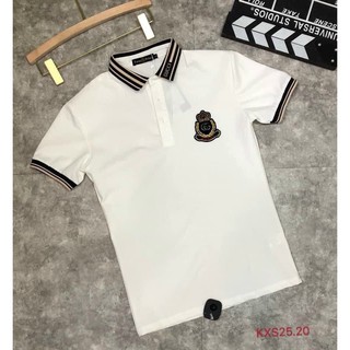 Áo Thun Polo Nam Tay Ngắn, Áo Cổ Bẻ Thêu Logo Phối Viền Tay Đẹp Chất Vải Thun Cá Sấu Hollister Cao Cấp - AC54 - Shopmens