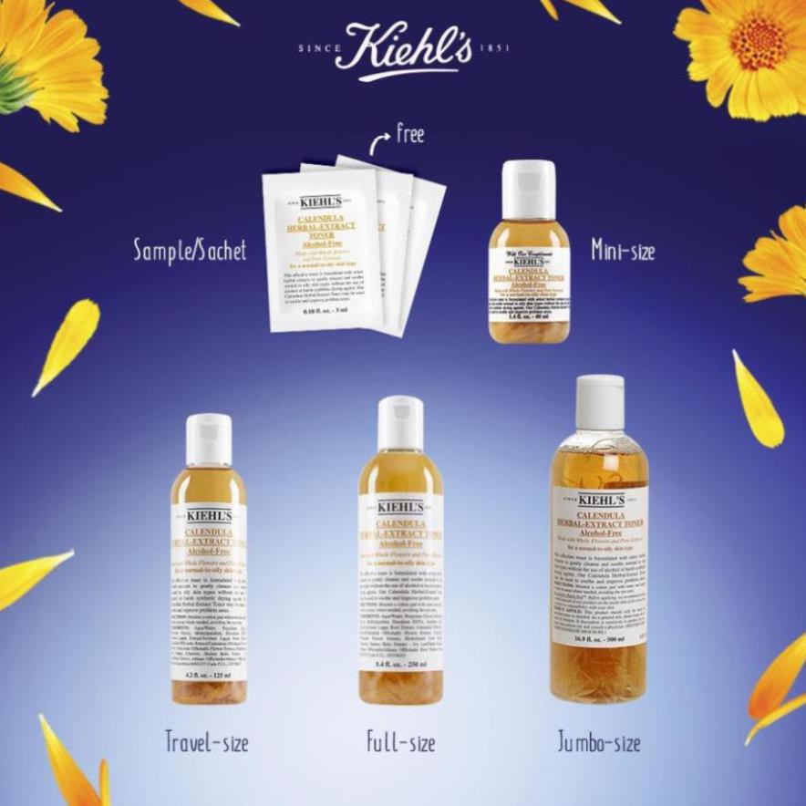 [Chuẩn auth 100%, đủ bill, đi air ✈️] [MẪU MỚI 2021] Toner Hoa Cúc Kiehl’s Calendula Herbal Extract Toner | BigBuy360 - bigbuy360.vn