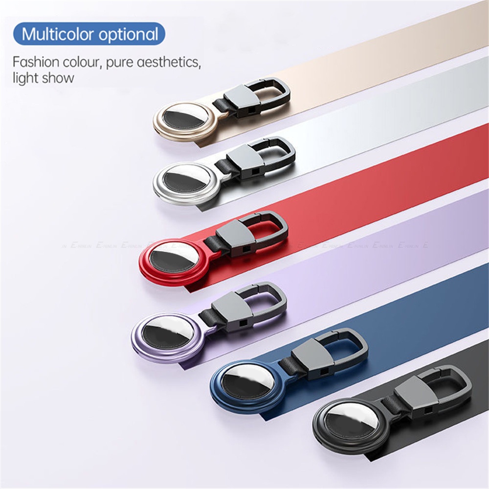 Vỏ Bảo Vệ Bằng Kim Loại Có Film Dán Hydrogel Cho Apple Airtag