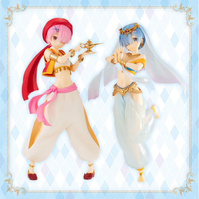 Mô hình chính hãng Gameprize - Re:Zero kara Hajimeru Isekai Seikatsu - Rem & Ram - in Arabian Night