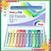 h Sáp dầu Nhật Bản Pentel 50 màu PHN50 - Màu sắc đẹp , giúp bé trải nghiệm tốt, Sáp tô mầu Nhật Bản -  Soleil shop