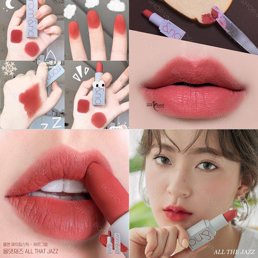 SON LÌ ROMAND ZERO GRAM MATTE LIPSTICK 3GR CHÍNH HÃNG - 7908