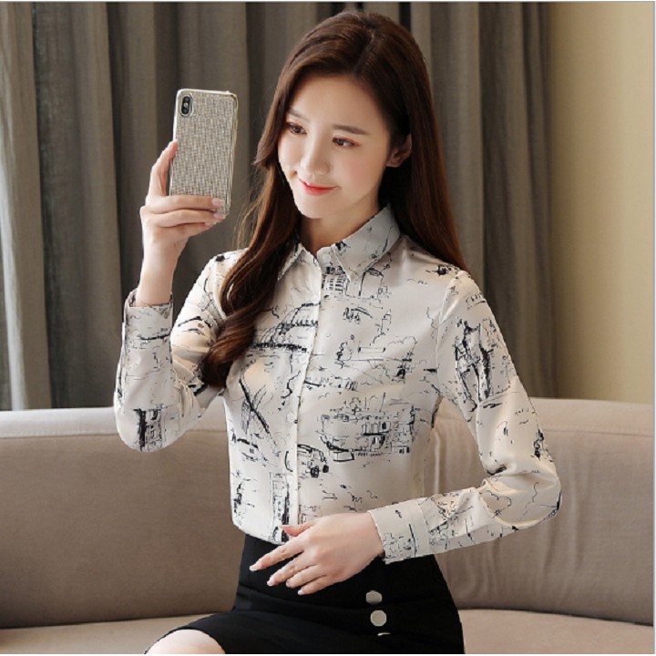 Áo sơ mi nữ Áo sơ mi nữ công sở hot 2021