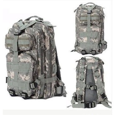 Balo Phượt 3P Phong Cách Army 21Lit - Balo Chiến Thuật Chống Nước Tốt, Vải Dày - BH 3 Tháng Sử Dụng