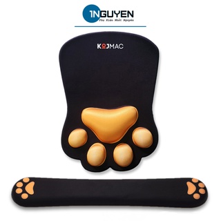 Lót chuột có đệm tay - Bàn Di Chuột Silicon Hình Tay Mèo ngộ nghĩnh chống mỏi, chai tay | Mouse Pad