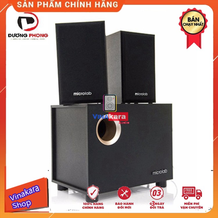 [loa hay nhất] Loa Vi Tính Microlab M105/ 2.1 - Chính hãng