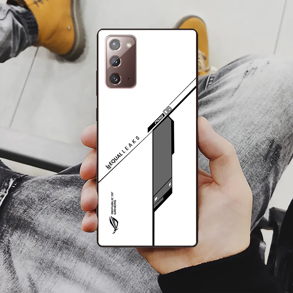 Ốp lưng điện thoại Samsung Galaxy Note 20 - Republic of Gamers, chất liệu kính cường lực
