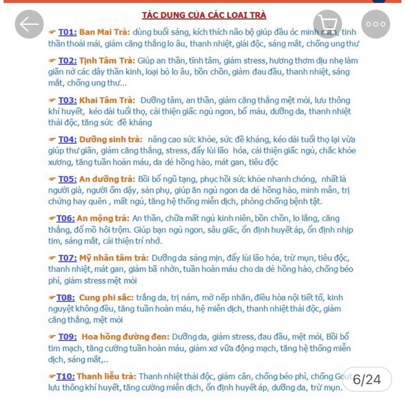 TRÀ HOA TỔNG HỢP mix gói nhỏ dùng thử P1 | BigBuy360 - bigbuy360.vn