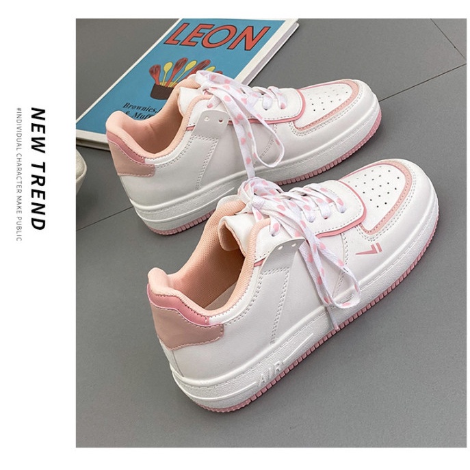 Giày thể thao nữ air force 1 custom màu xanh / hồng, Giày sneaker nữ AF1 hàng Trung chuẩn đẹp full box bill | BigBuy360 - bigbuy360.vn