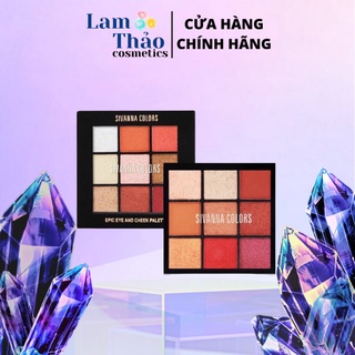 Bảng Phấn Má Hồng & Mắt Sivanna Colors Epic Eye And Cheek Palette